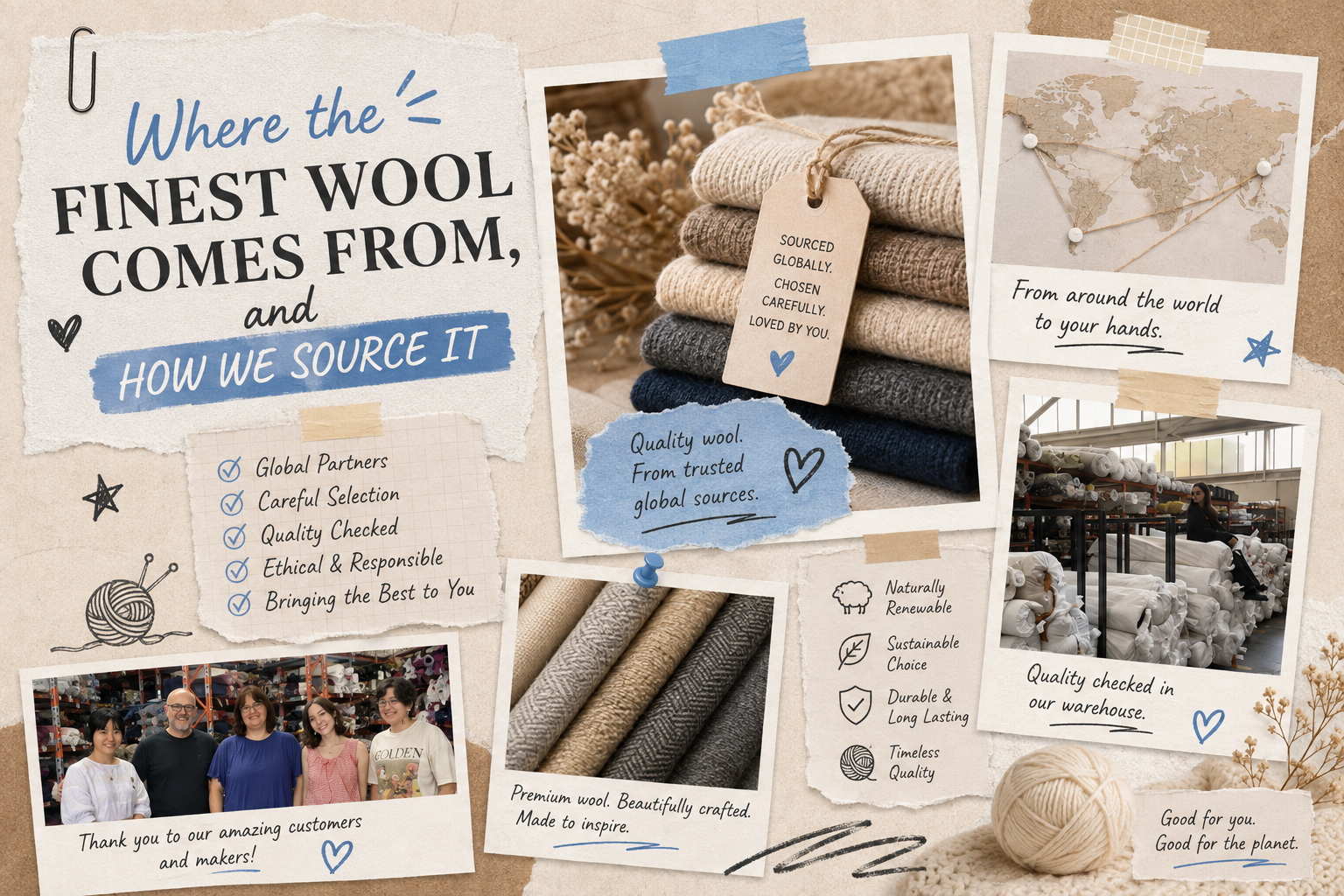 Where the Finest Wool Comes From, and How We Source It