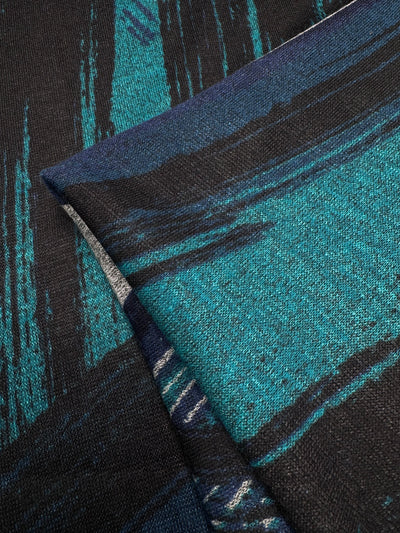 Textured Knit - Lagoon Pulse - 148cm
