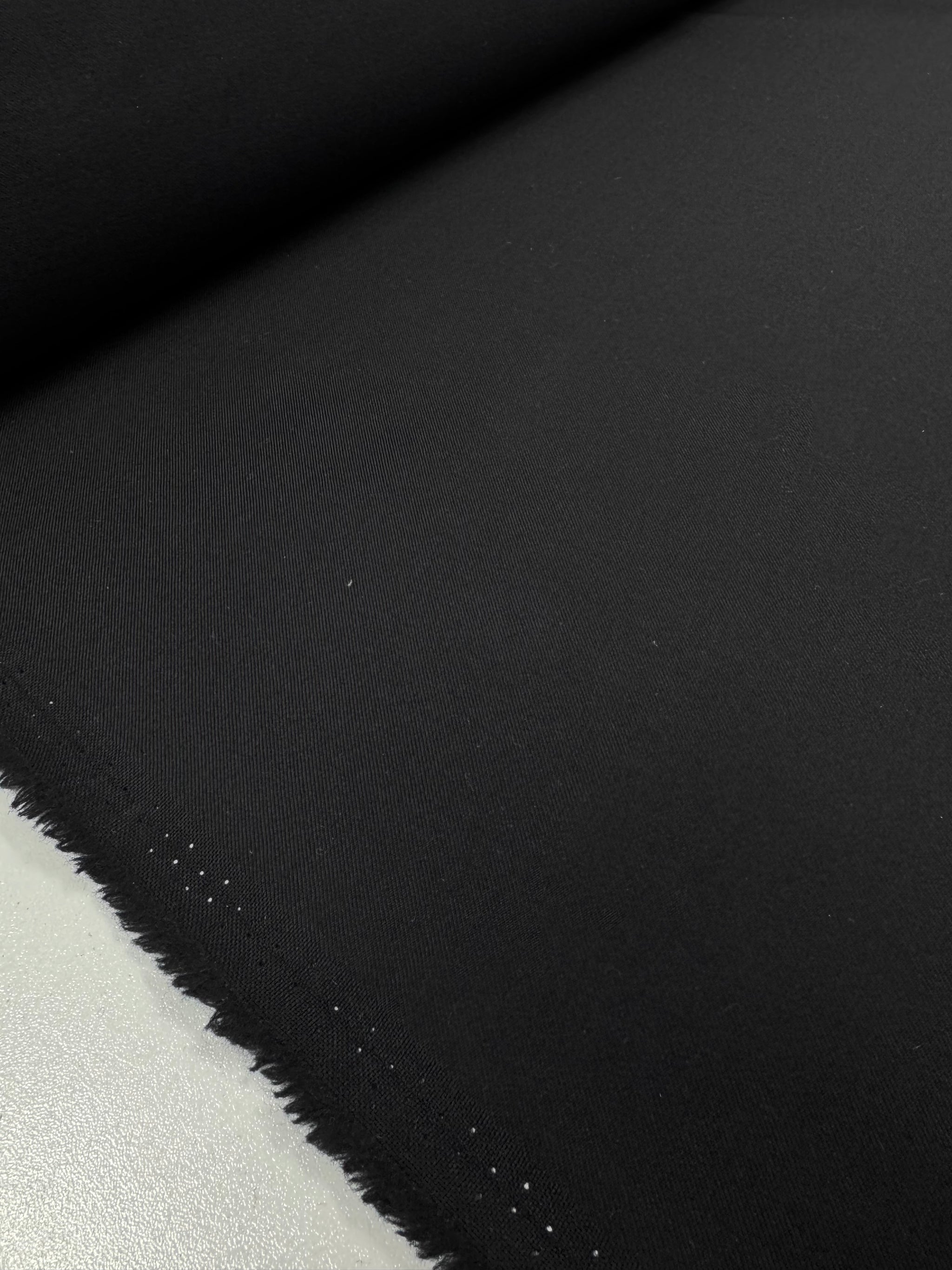 Wool Suiting Twill - Black - 154cm