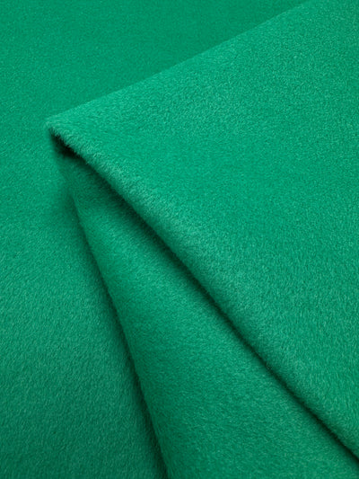 See Green wool cashmere coating fabric