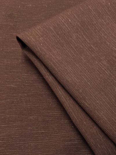 Wool Suiting Twill - Downtown Brown - 154cm