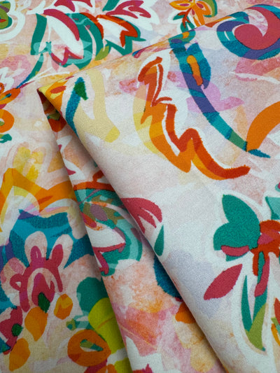 Candy Floral printed cotton fabric