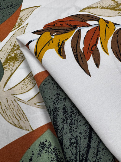 Designer Rayon - Desert Leaves - 145cm