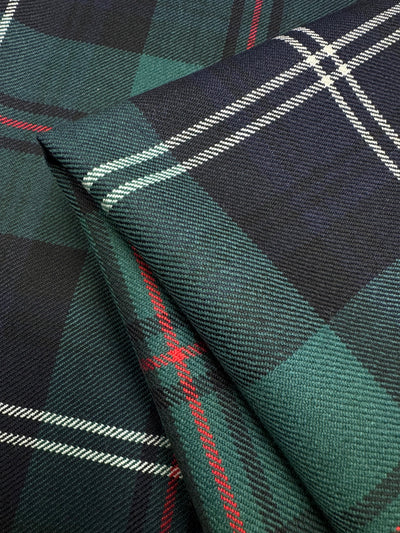 Wool Suiting - Tartan - 156cm