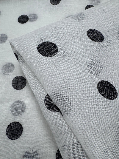Pure Linen  Gauze - dot Spot - 136Cm