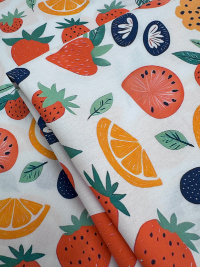 Printed Cotton - Berry Citrus - 150cm