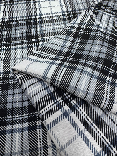 Super Soft Viscose  - Mono Plaid - 150cm