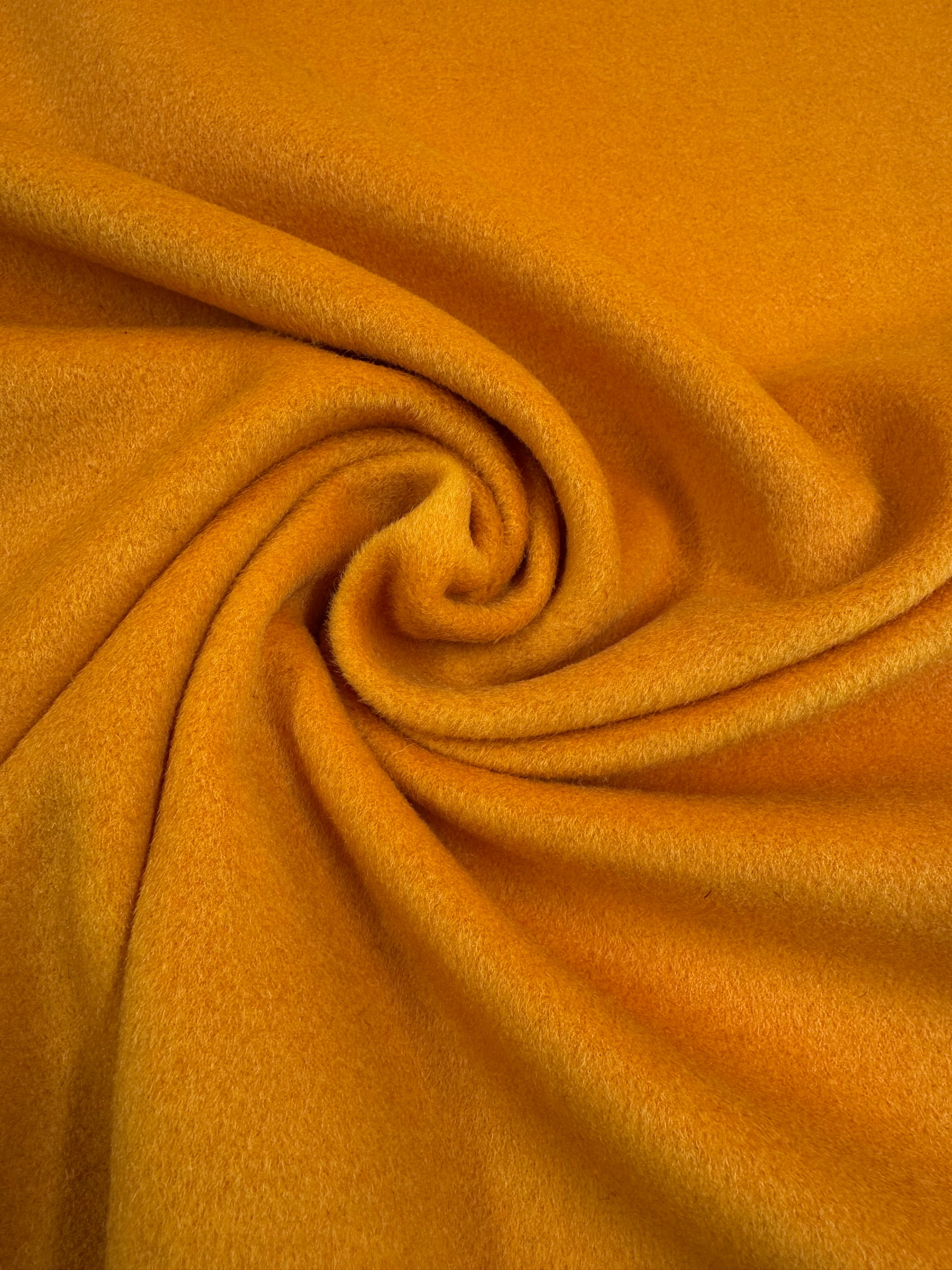 Melton Wool - Saffron - 158cm