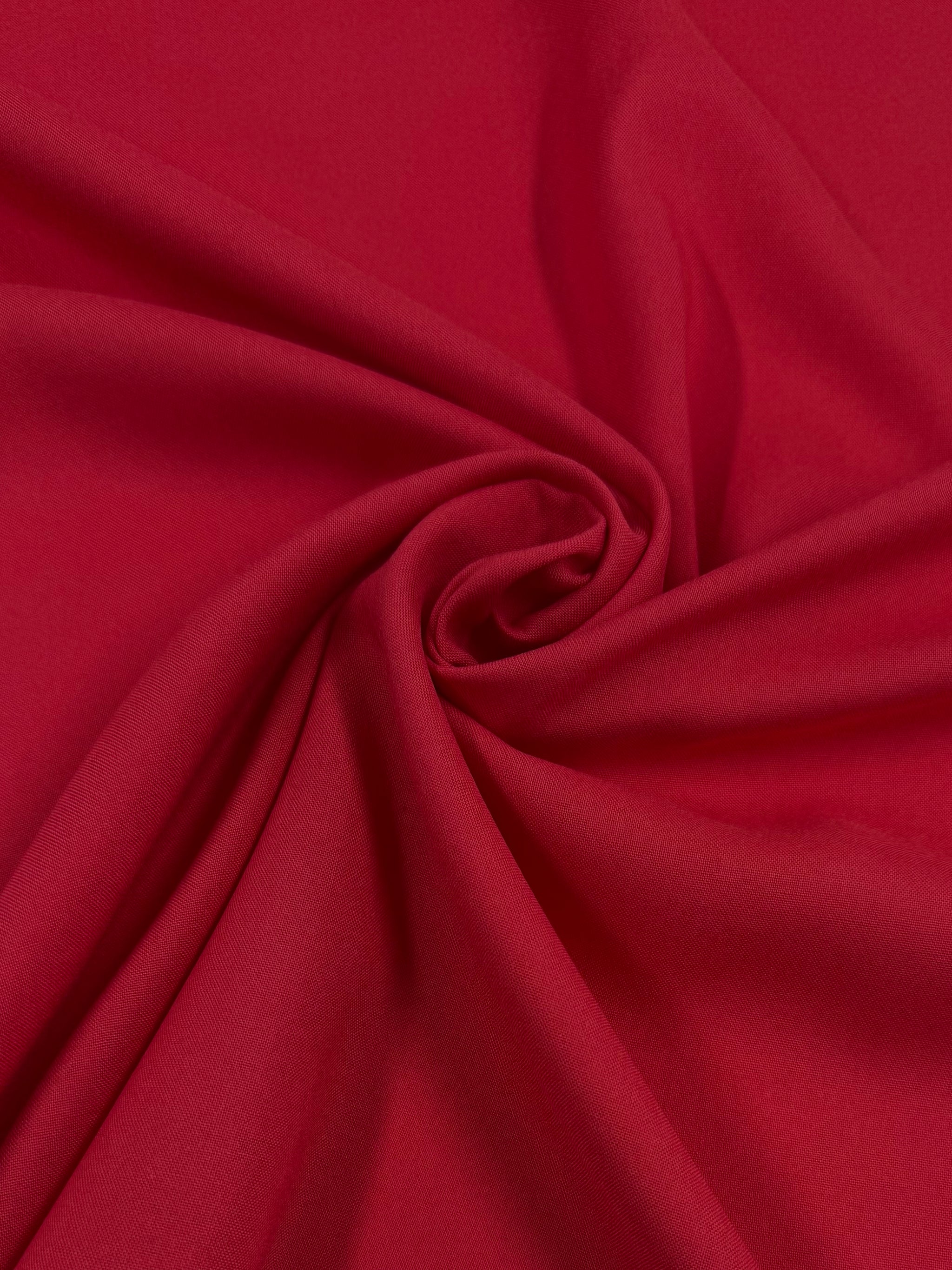 Plain Rayon - Red - 145cm