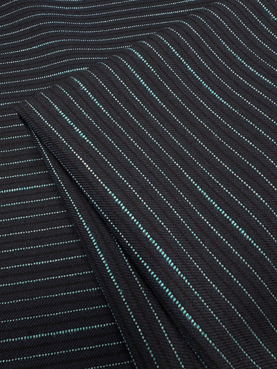 Pure Wool Twill Railway Pin -  Navy - 160cm