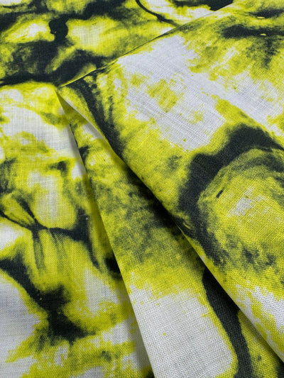 100% Pure Linen  - Acid Marble - 140cm