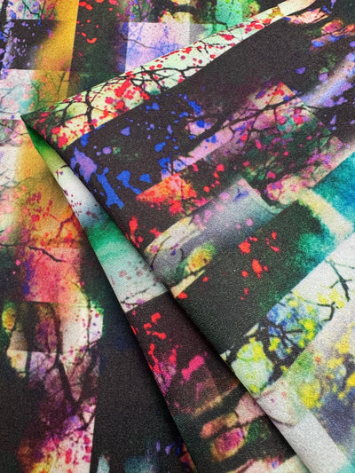 Printed Crepe - Mystic  Forest - 148cm
