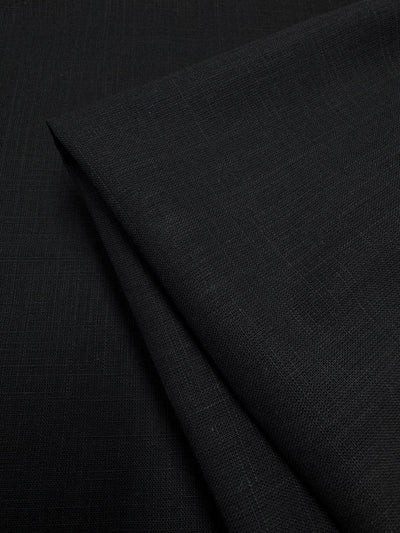 Linen Blend - Black - 150cm