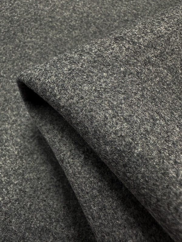 Melton Wool - Charcoal Marle - 150cm