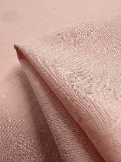 Textured Cotton - Silver Pink - 143cm