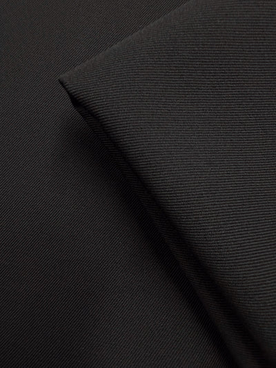 Pure Wool Drill - Caviar - 145cm