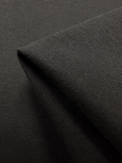 Lightweight Cotton Jersey - Black - 145cm