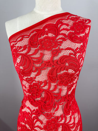 Designer Lace - Scarlet - 145cm