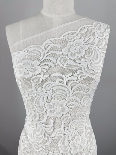 Designer Lace - White - 145cm