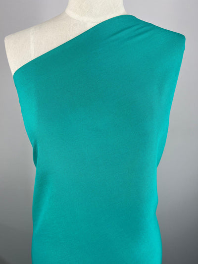 Plain Rayon - Turquoise - 140cm - Super Cheap Fabrics