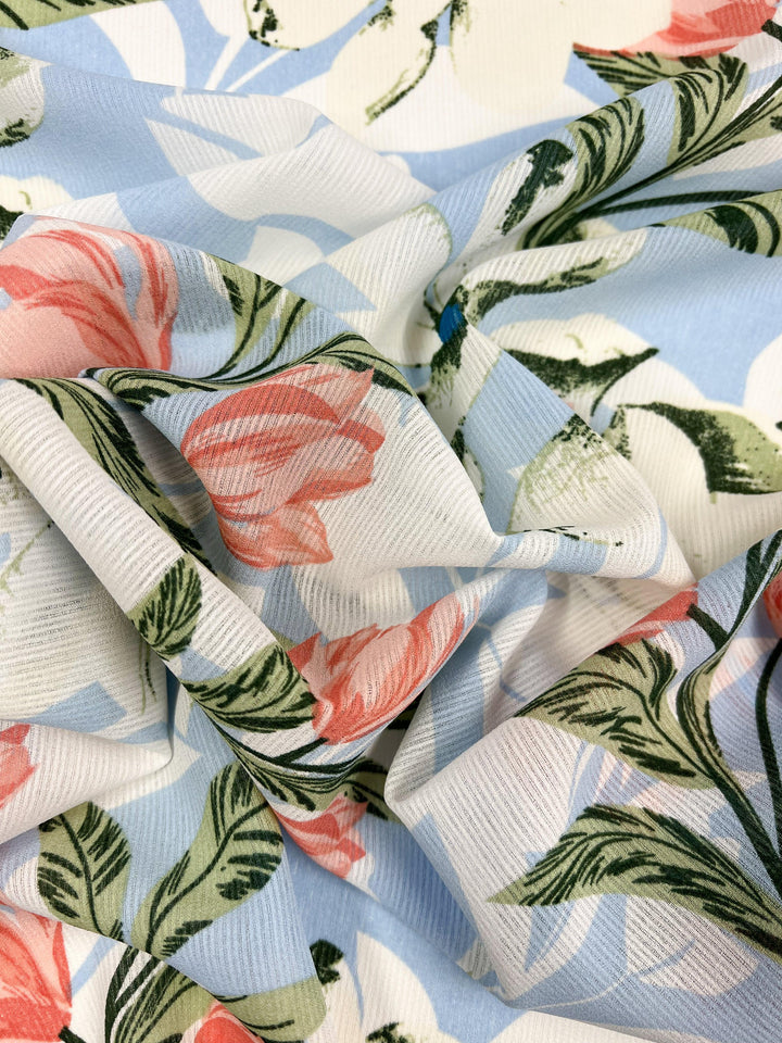 Textured Chiffon - Flourish - 150cm - Super Cheap Fabrics