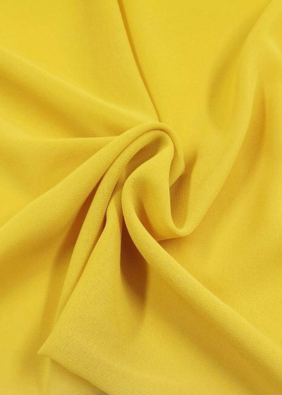 Hi-Multi Chiffon - Mustard - 150cm - Super Cheap Fabrics